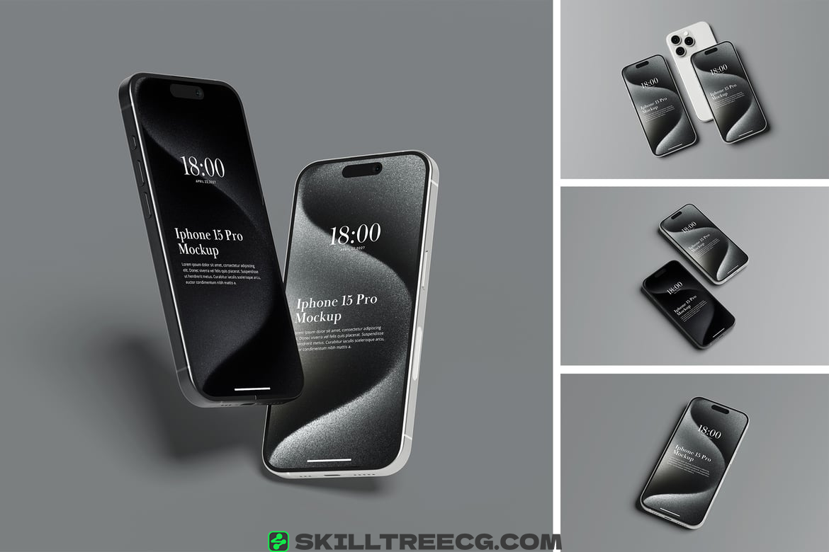 Iphone 15 Pro Mockup（920606）-技能树